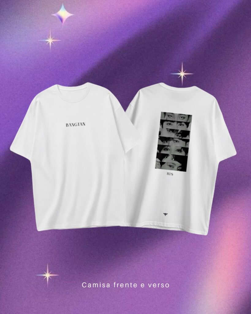 Camisa bts olhos